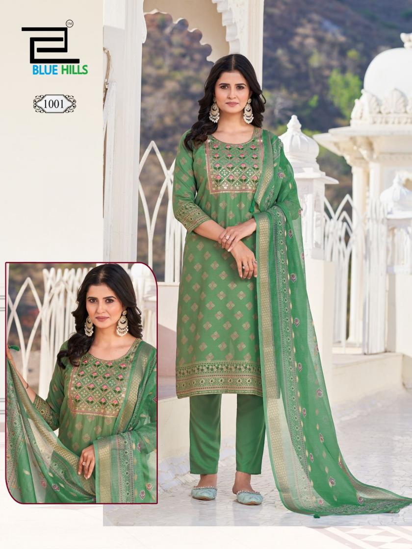 DUPATTA WORLD BY BLUE HILLS RAYON CLASSIC PLUS SIZE FULL STITCH SUITS 