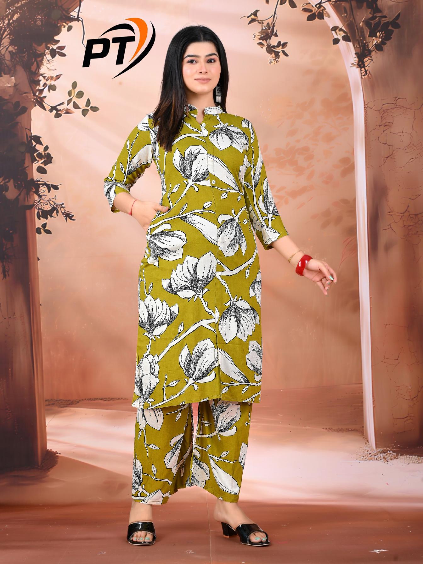 PADMAVATI TEXTILES DULHAN VOL 2 READYMAE RAYON PLUS SIZE CO-ORD FOR GIRLS 