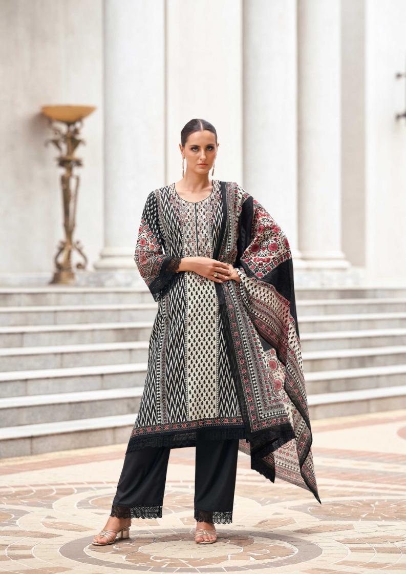 NISANKA THE HERMITAGE SHOP ELAHE LAWN COTTON PAKISTANI PRINT FANCY MATERIALS 
