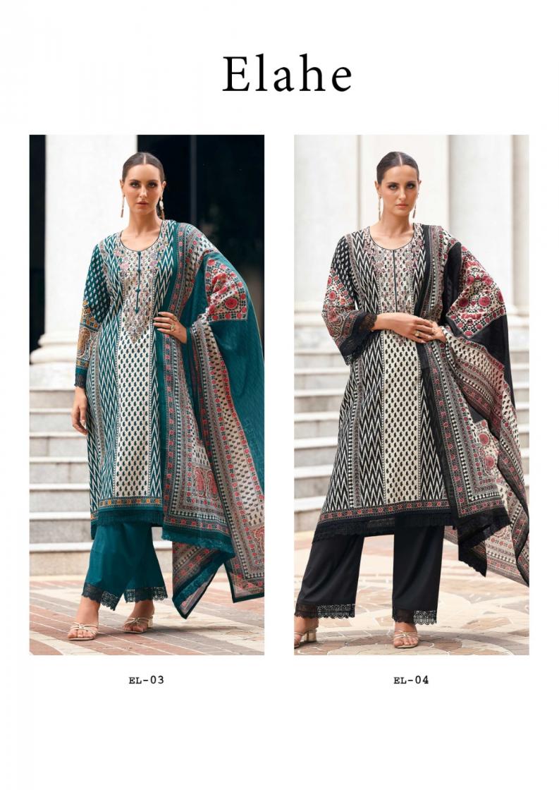NISANKA THE HERMITAGE SHOP ELAHE LAWN COTTON FULL STITCH PLUS SIZE PAKISTANI SUITS  