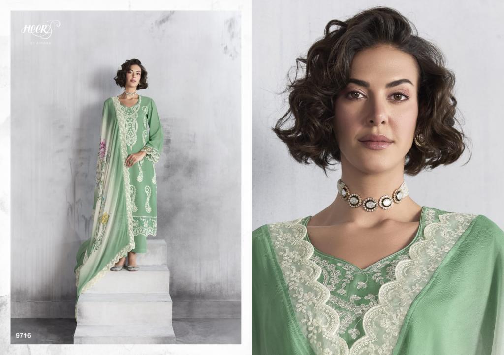 BULBUL BY KIMORA HEER FULL STITCH MUSLIN STYLISH SALWAR KAMEEZ 