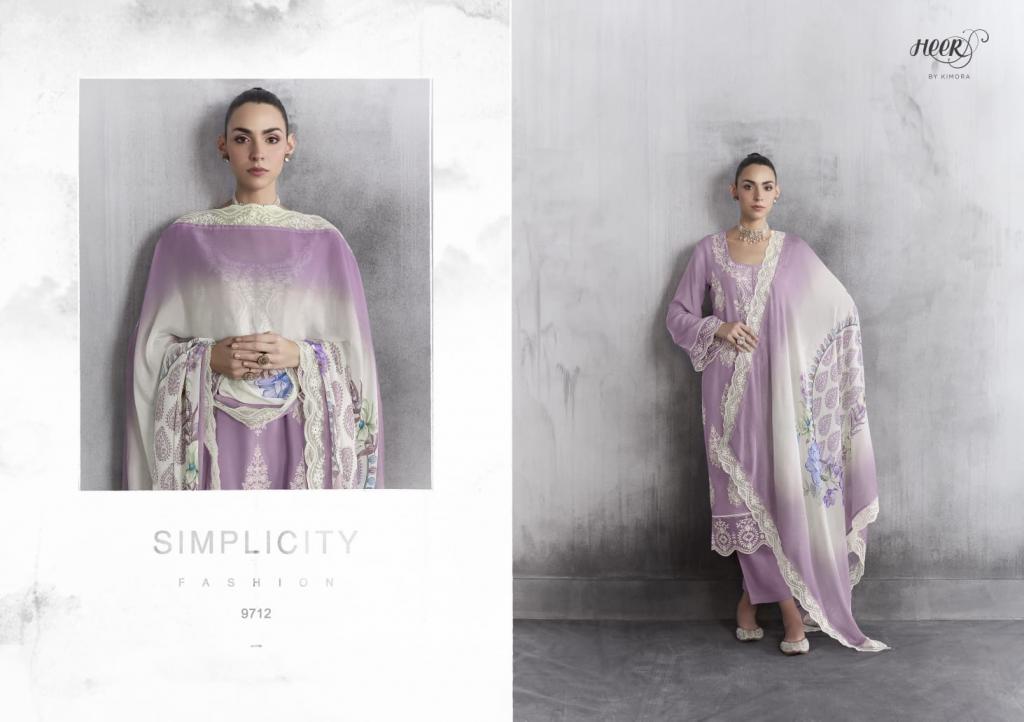 BULBUL BY KIMORA HEER FULL STITCH MUSLIN STYLISH SALWAR KAMEEZ 