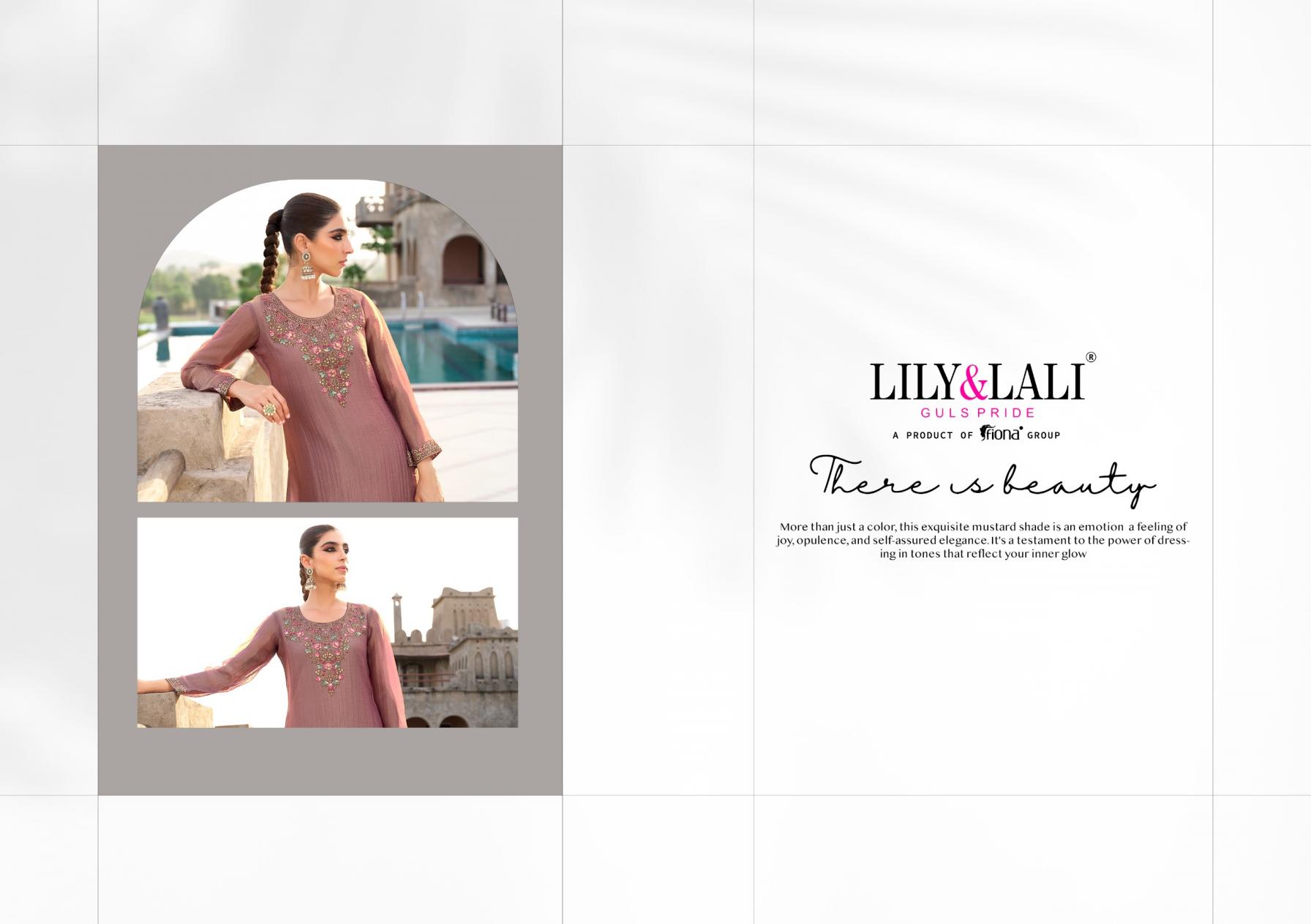 MULAQAT BY LILY & LALI SIMMER SILK FULL STITCH CLASSIC CO-ORD ONLINE 