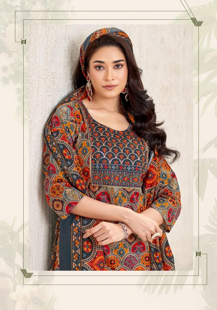 AMISHI VOL 2 BY MAYUR CREATION COTTON FULL STITCH PLUS SIZE 3PCS DRESS