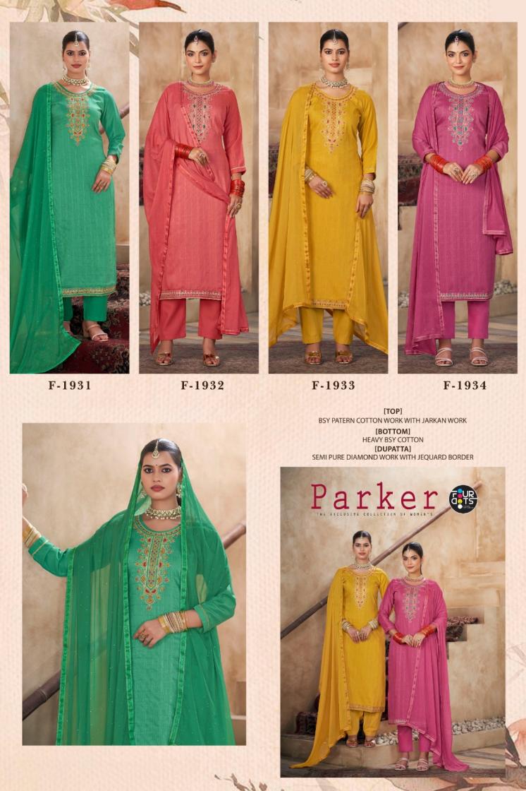 FOURDOTS PARKER POPULAR DESIGN COTTON JARKAN WORK DRESS MATERIAL