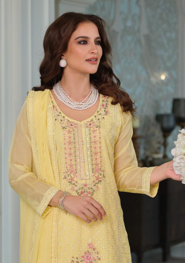 ZAVERI RAABTA ORGANZA FULLY STITCH STYLISH SUIT FOR WOMENS 