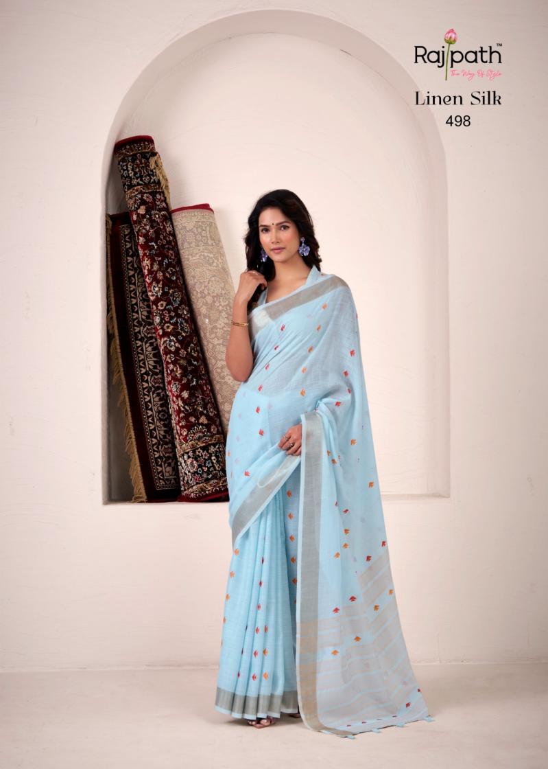 PIRANA SILK BY RAJPATH LINEN SILK SHOP TRENDY SAREE ONLINE 