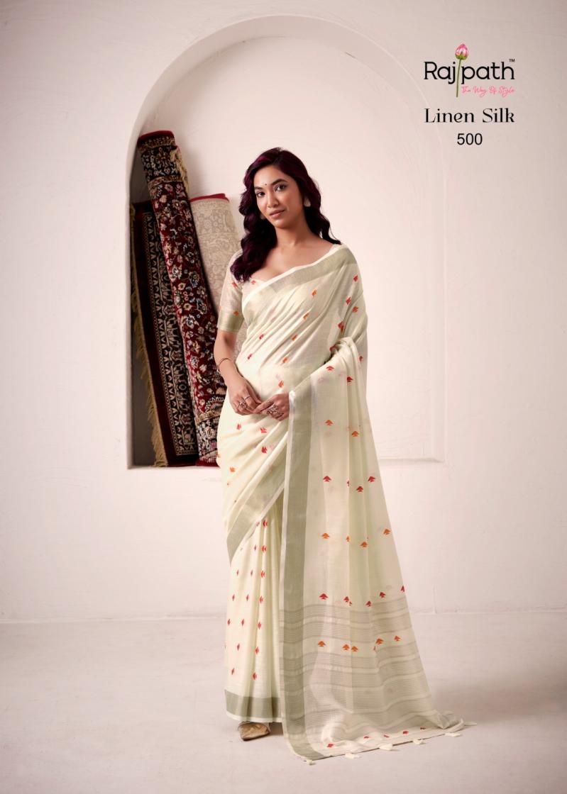 PIRANA SILK BY RAJPATH LINEN SILK SHOP TRENDY SAREE ONLINE 