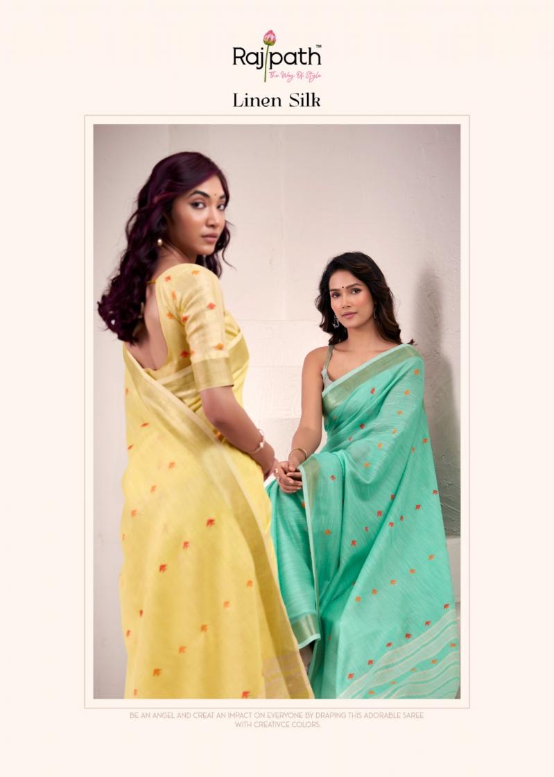 PIRANA SILK BY RAJPATH LINEN SILK SHOP TRENDY SAREE ONLINE 