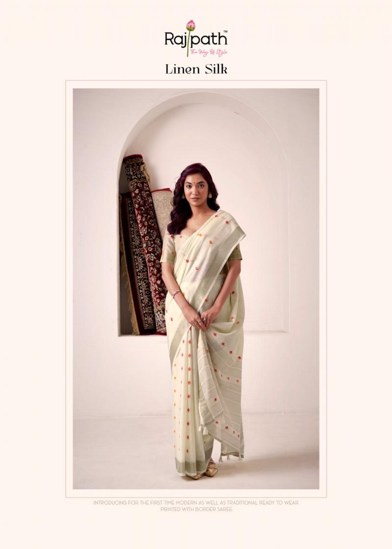 PIRANA SILK BY RAJPATH LINEN SILK SHOP TRENDY SAREE ONLINE 
