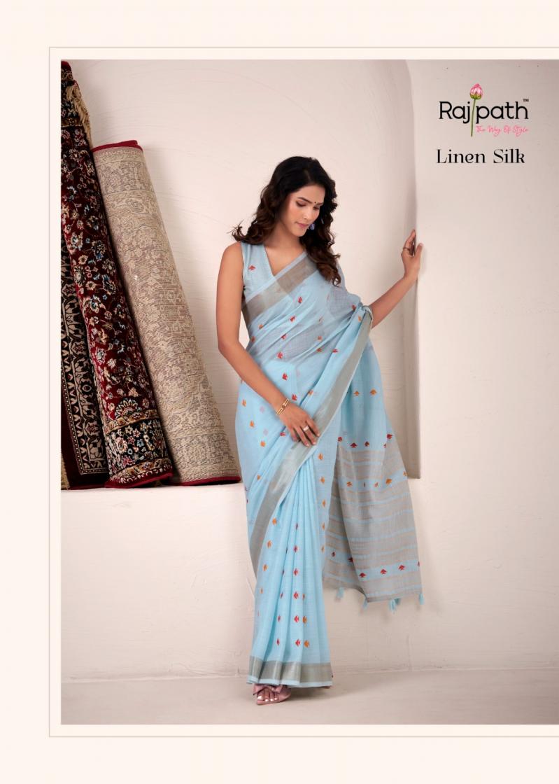 PIRANA SILK BY RAJPATH LINEN SILK SHOP TRENDY SAREE ONLINE 