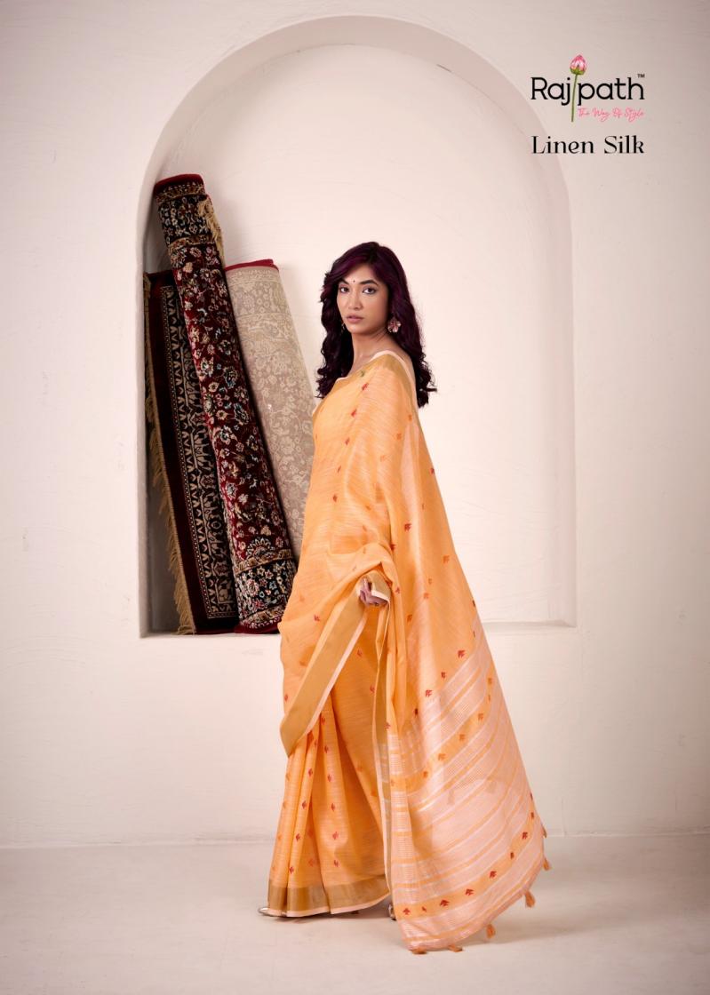 PIRANA SILK BY RAJPATH LINEN SILK SHOP TRENDY SAREE ONLINE 