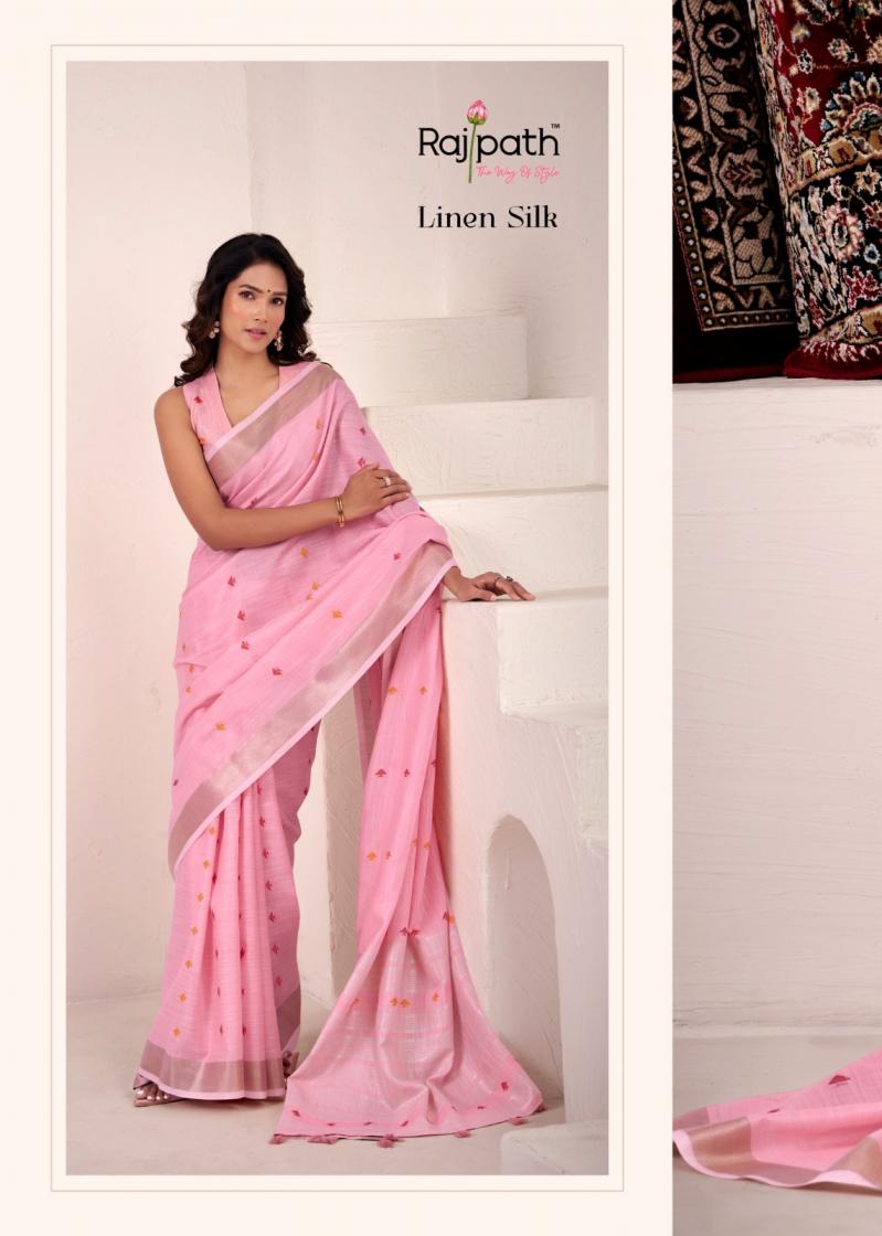 PIRANA SILK BY RAJPATH LINEN SILK SHOP TRENDY SAREE ONLINE 