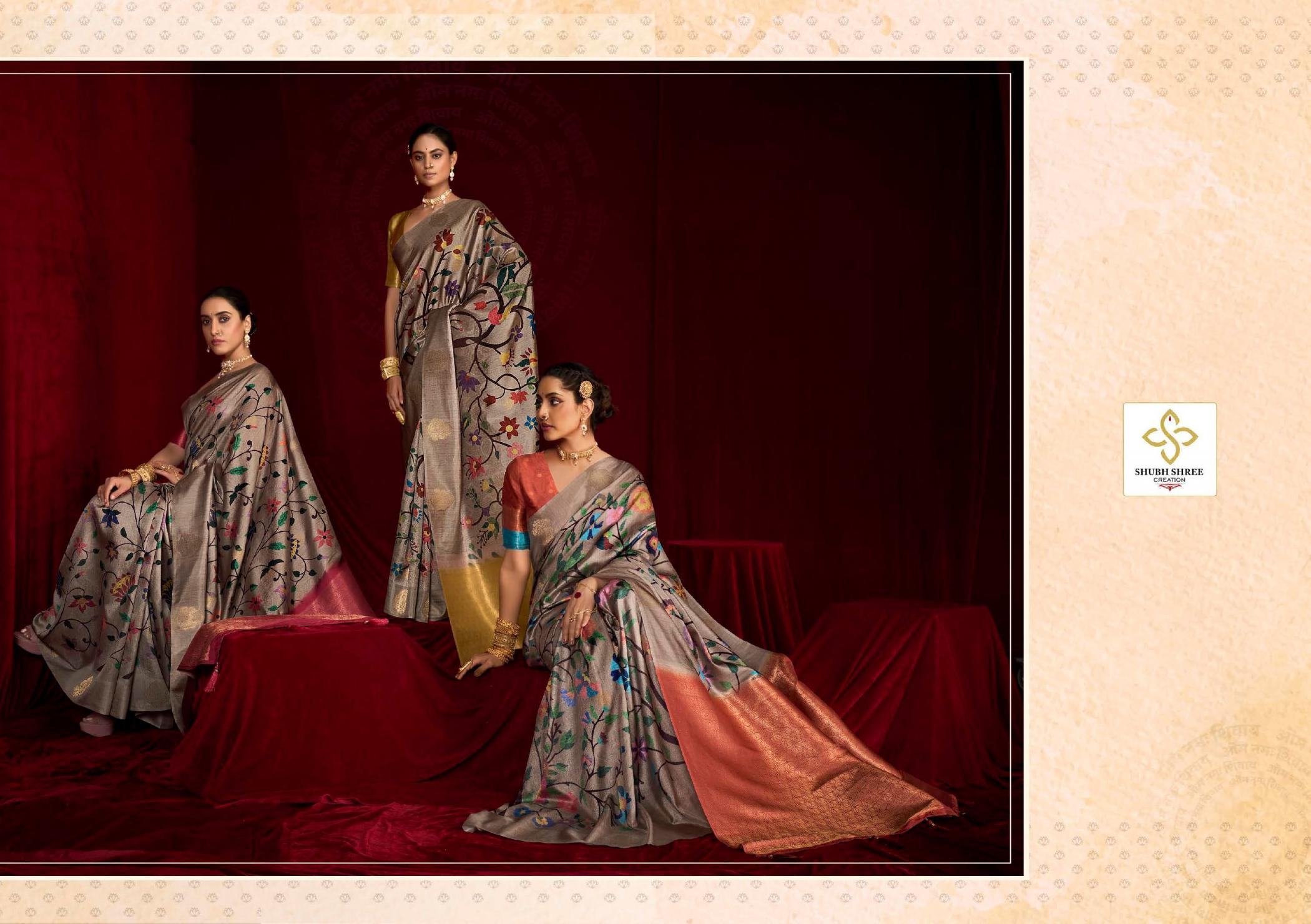 SHUBH SHREE CREATION SAJADA ELEGANCE SILK WEAVING SAREE ONLINE 