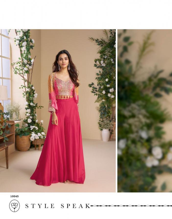 MOON BY SAYURI BOLD COLOR READYMADE 3PCS SET PARTY WEAR COLLCETION