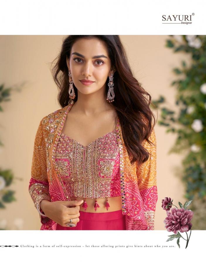 MOON BY SAYURI BOLD COLOR READYMADE 3PCS SET PARTY WEAR COLLCETION