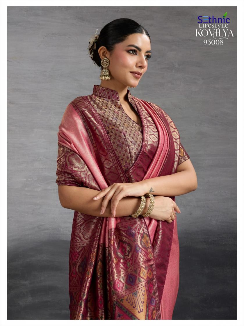 KOVILYA VOL 2 BY SETHNIC LIFESTYLE KANJIVARAM SILK AMAZING SAREES 