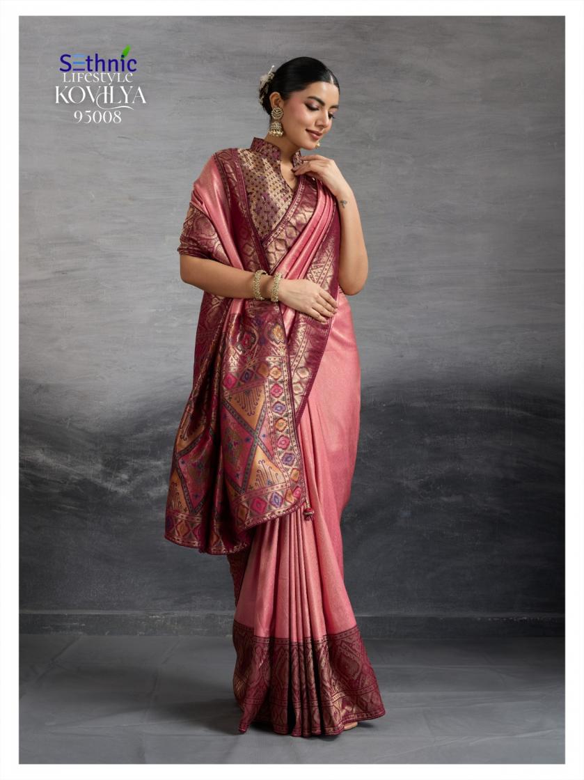 KOVILYA VOL 2 BY SETHNIC LIFESTYLE KANJIVARAM SILK AMAZING SAREES 
