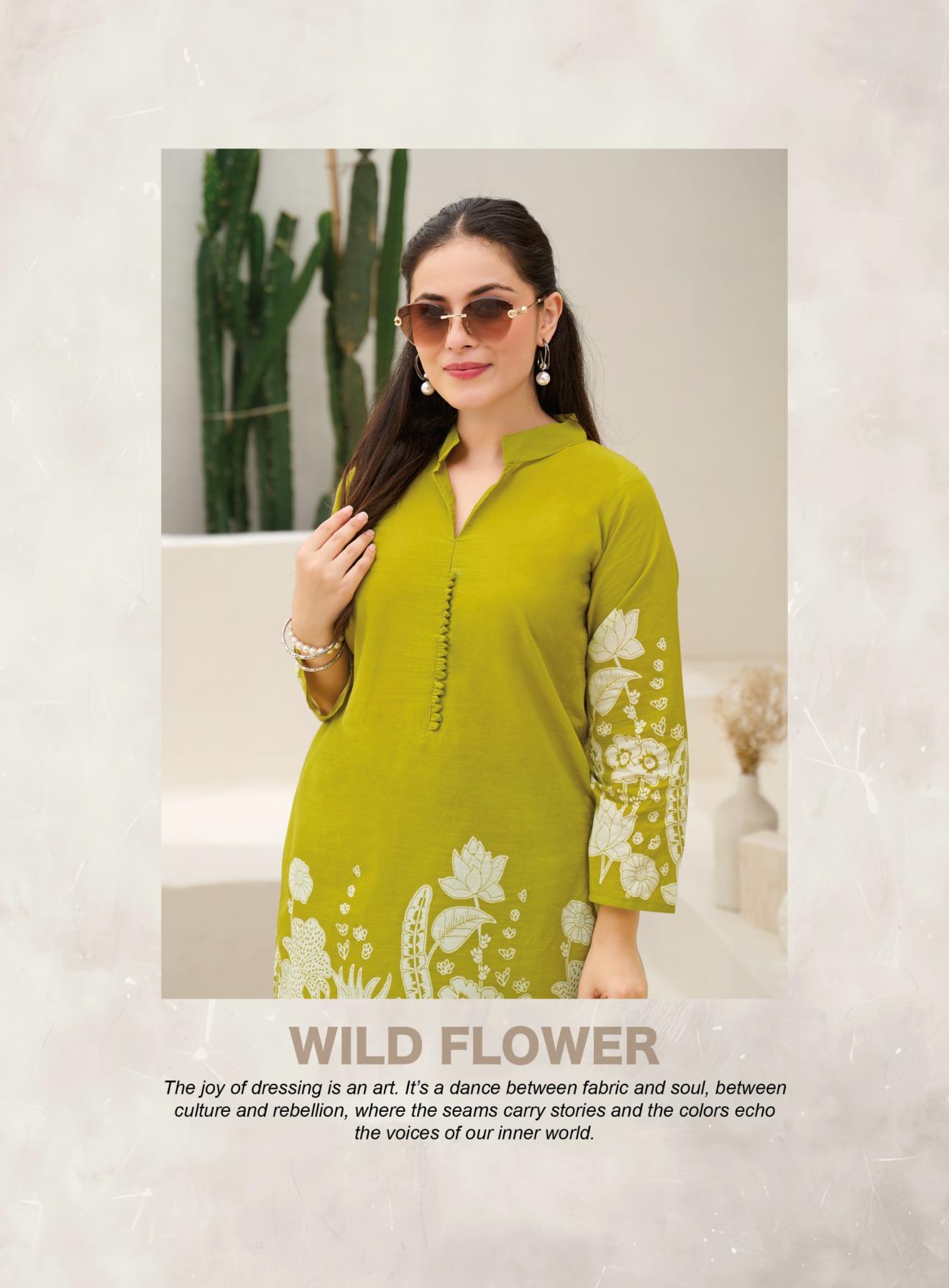 RADHIKA LIFESTYLE SHINE VOL 2 PURE COTTON FULLSTITCH COORD SET 