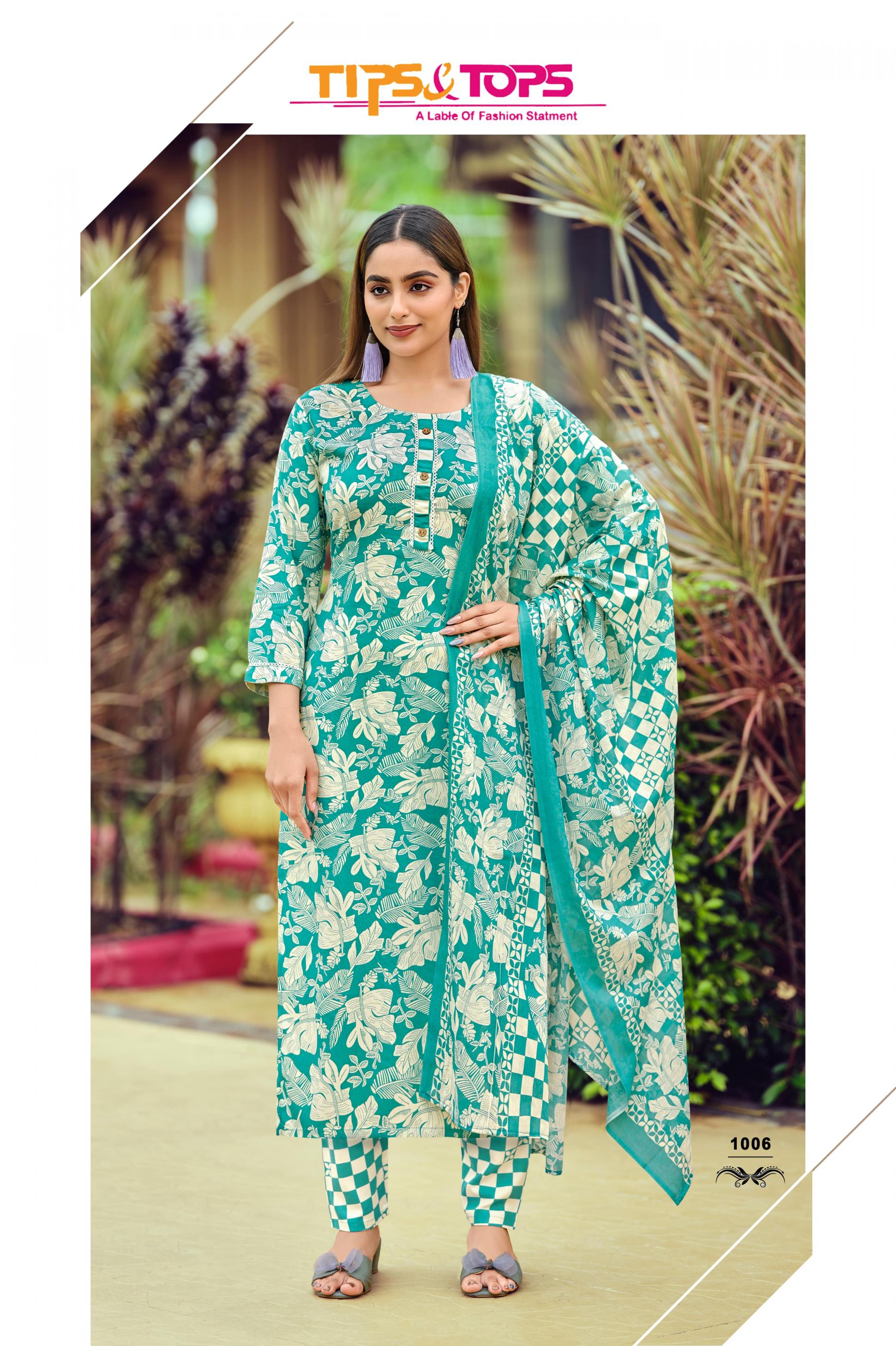 CELEBRITY VOL 2 BY TIPS & TOPS RAYON FULLY STITCH BIG SIZE SUIT FOR WOMENS 