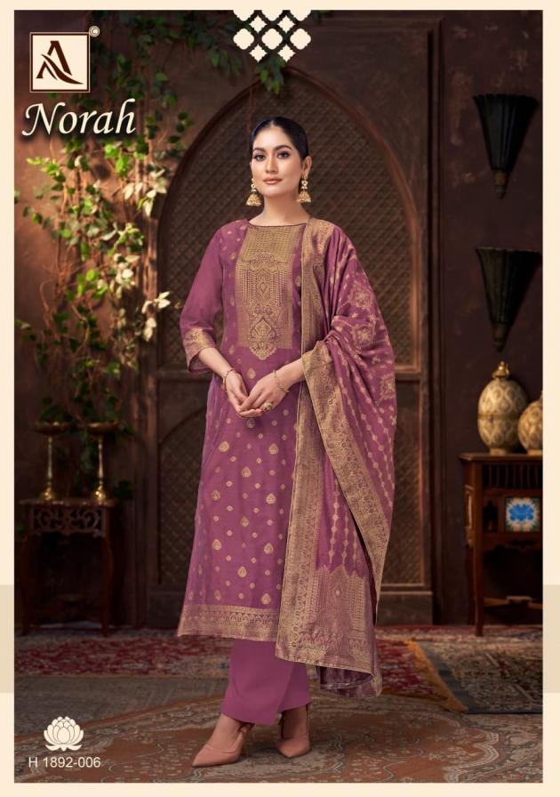 NORAH BY ALOK JACQUARD STYLISH FULL STITCH PLUS SIZE PAKISTANI DRESS