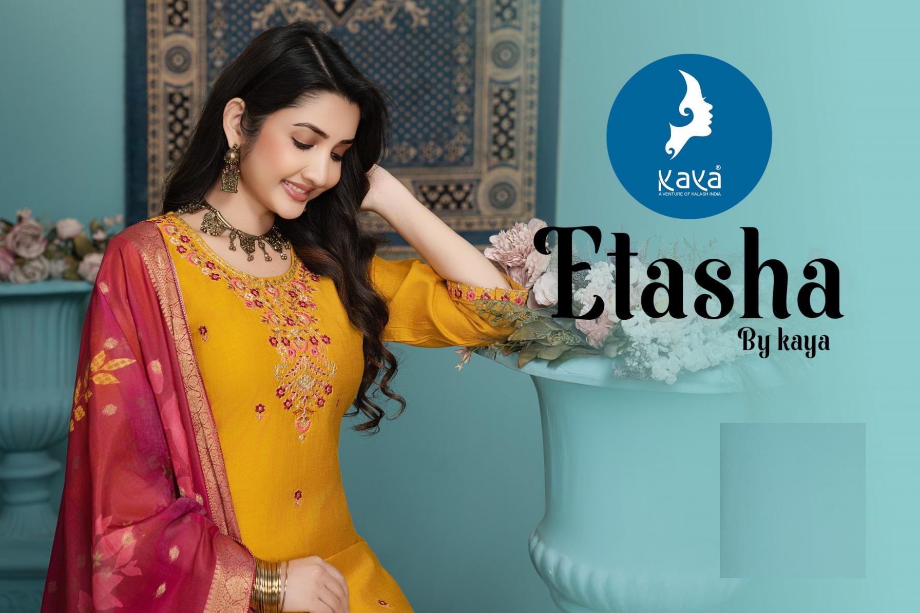 ETASHA BY KAYA VERTICAN FULL STITCH BIG SIZE LADIES SUITS 