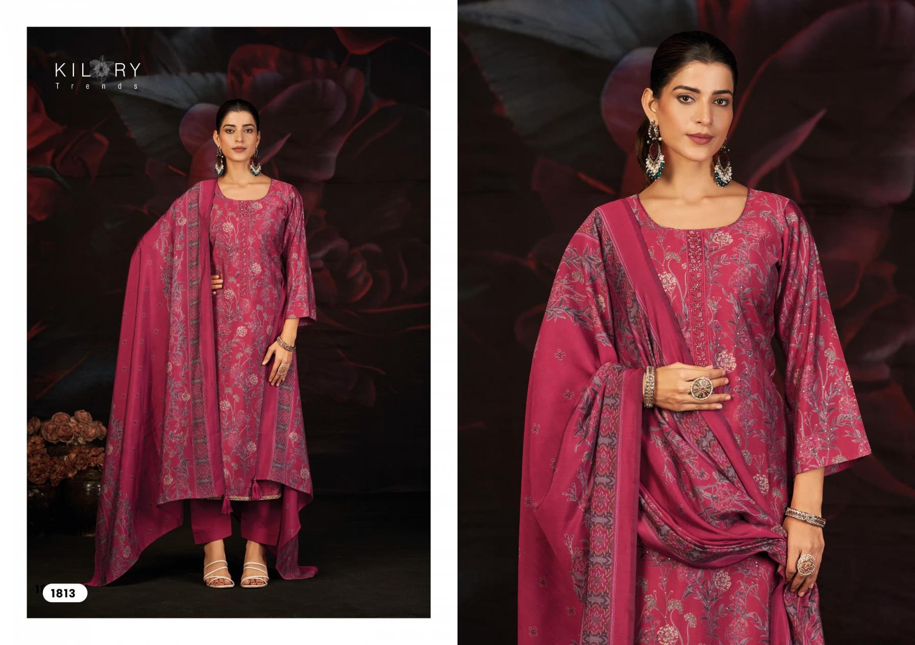 KAVIRA BY KILORY TRENDS MUSLIN SILK AMAZING DRESS MATERIALS 