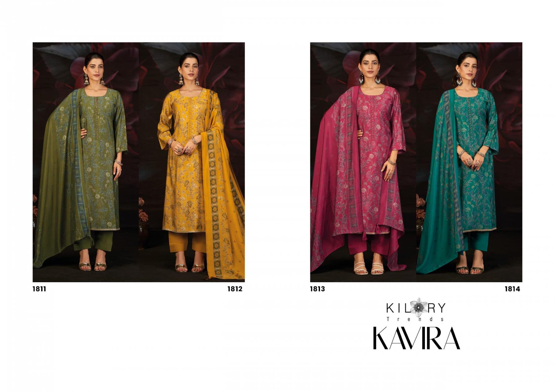 KAVIRA BY KILORY TRENDS MUSLIN SILK AMAZING DRESS MATERIALS 