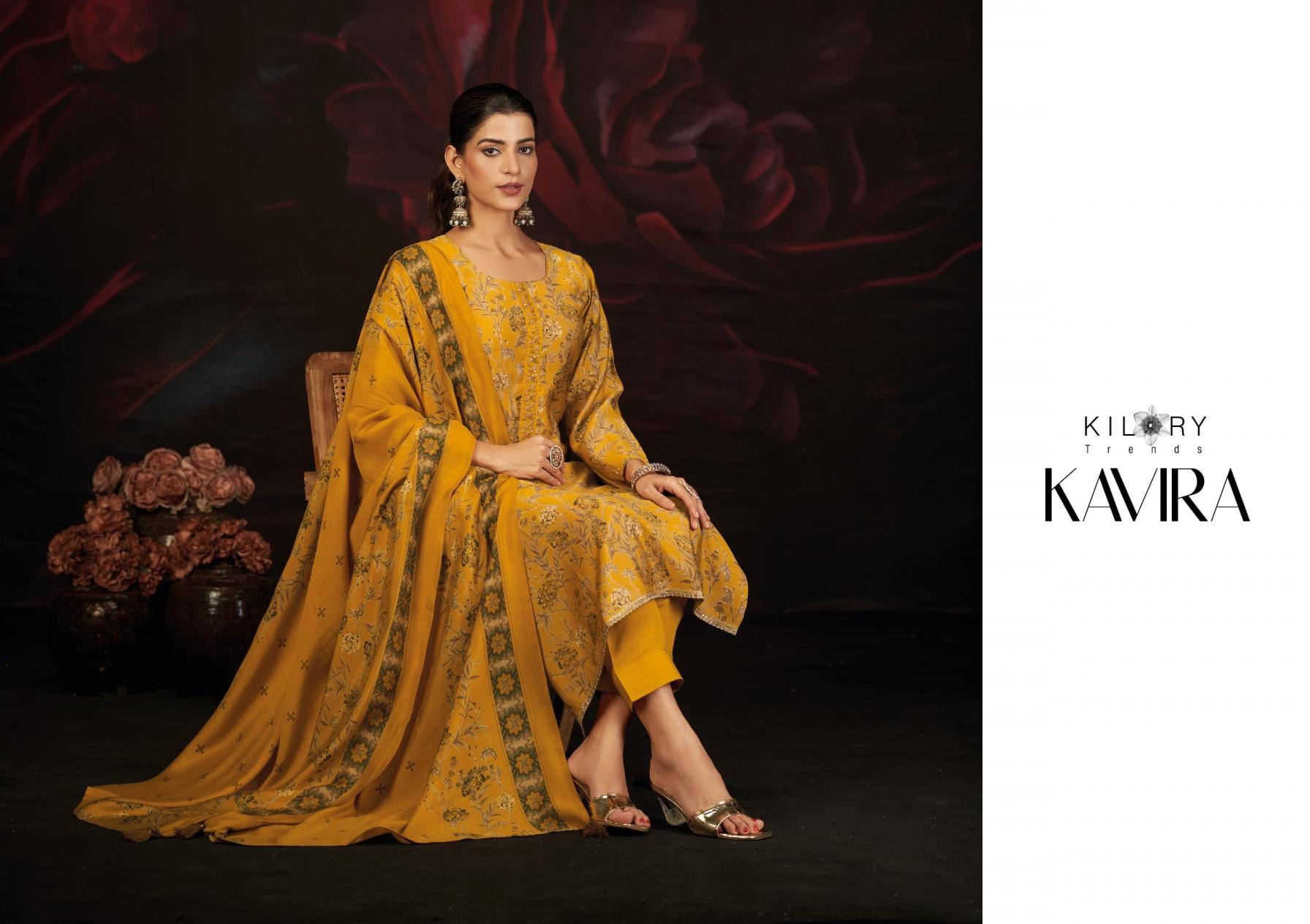KAVIRA BY KILORY TRENDS MUSLIN SILK AMAZING DRESS MATERIALS 