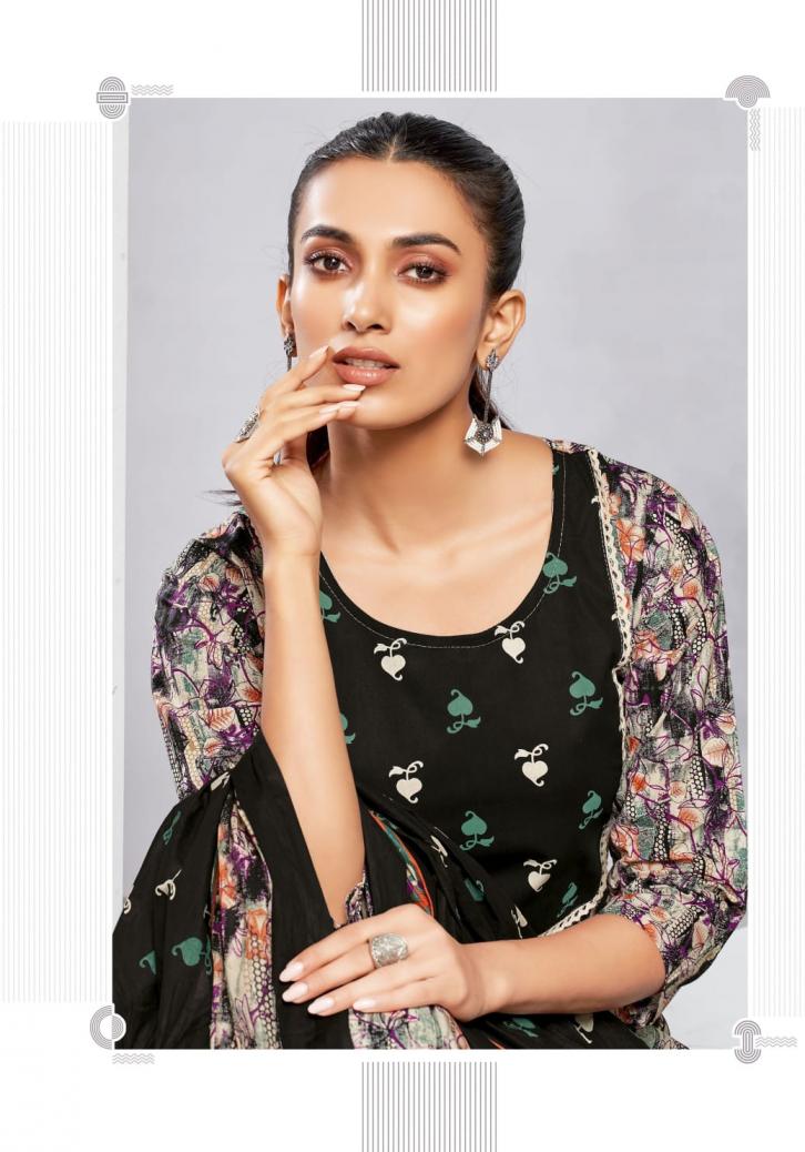 MAYUR CREATION GULMOHAR VOL 9 COTTON FULL STITCH SIZE 3PCS DRESS