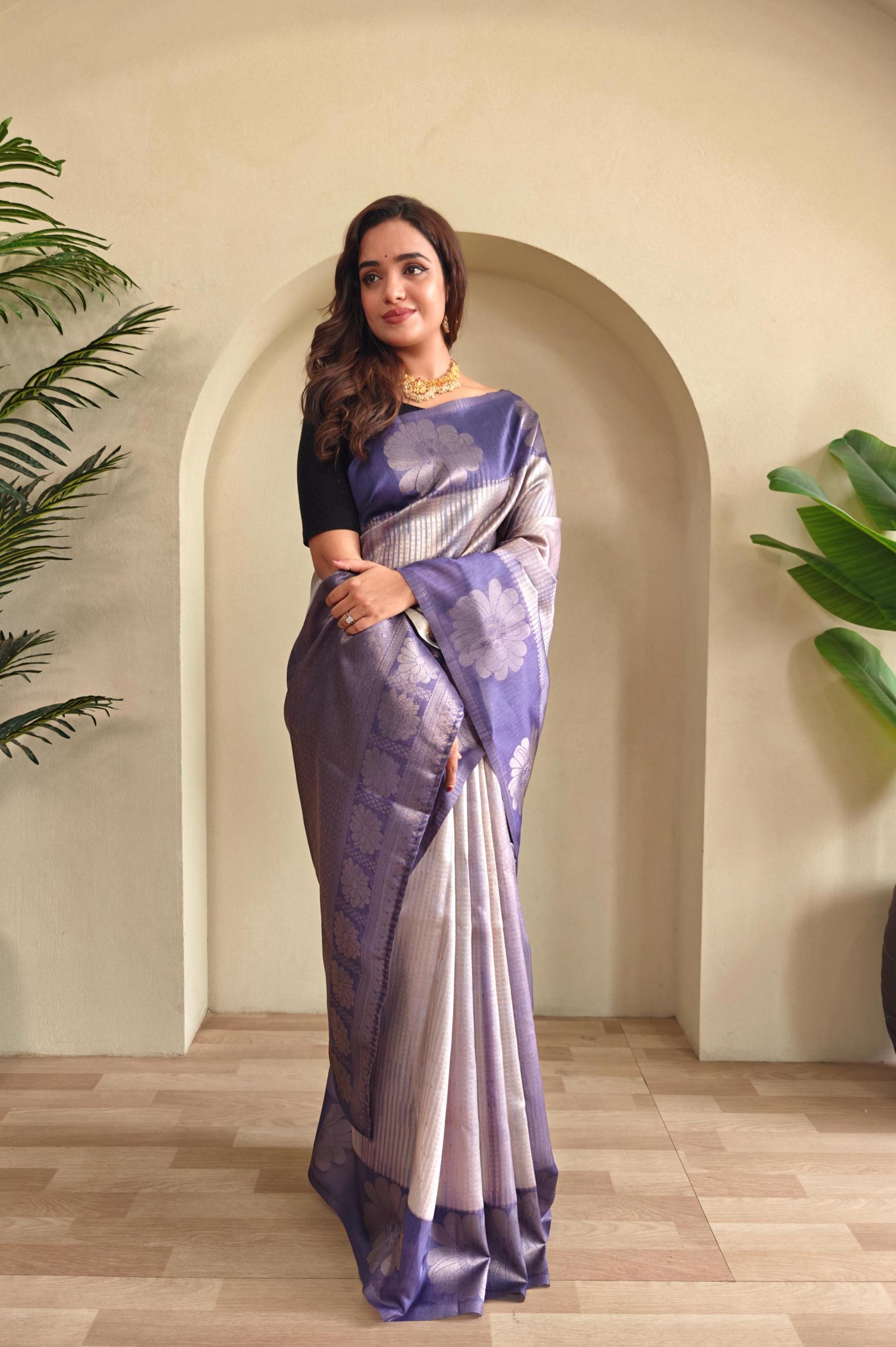 MORVI HIT DESIGN WEAVING SILK SAREES ONLINE 