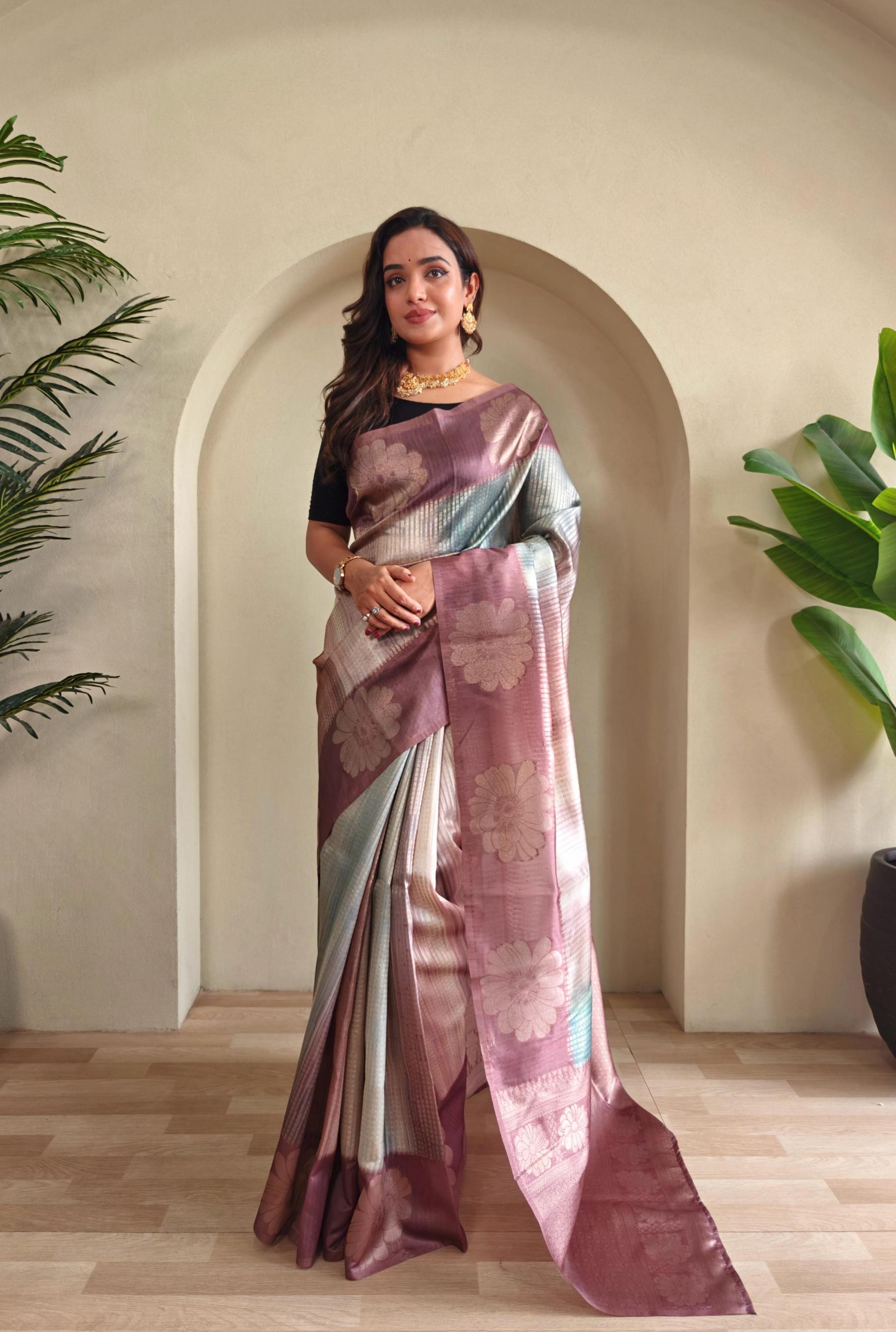 MORVI HIT DESIGN WEAVING SILK SAREES ONLINE 