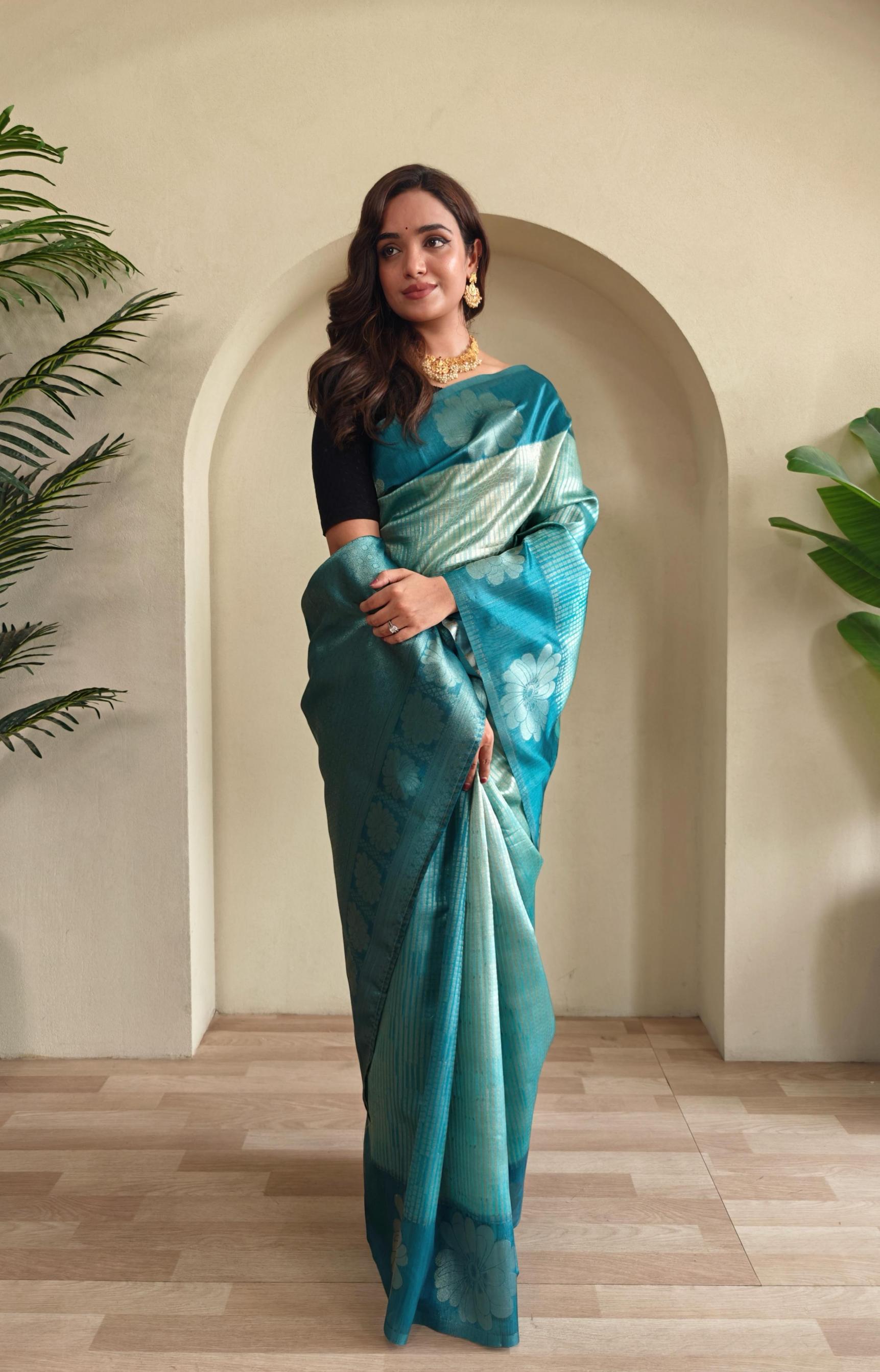 MORVI HIT DESIGN WEAVING SILK SAREES ONLINE 