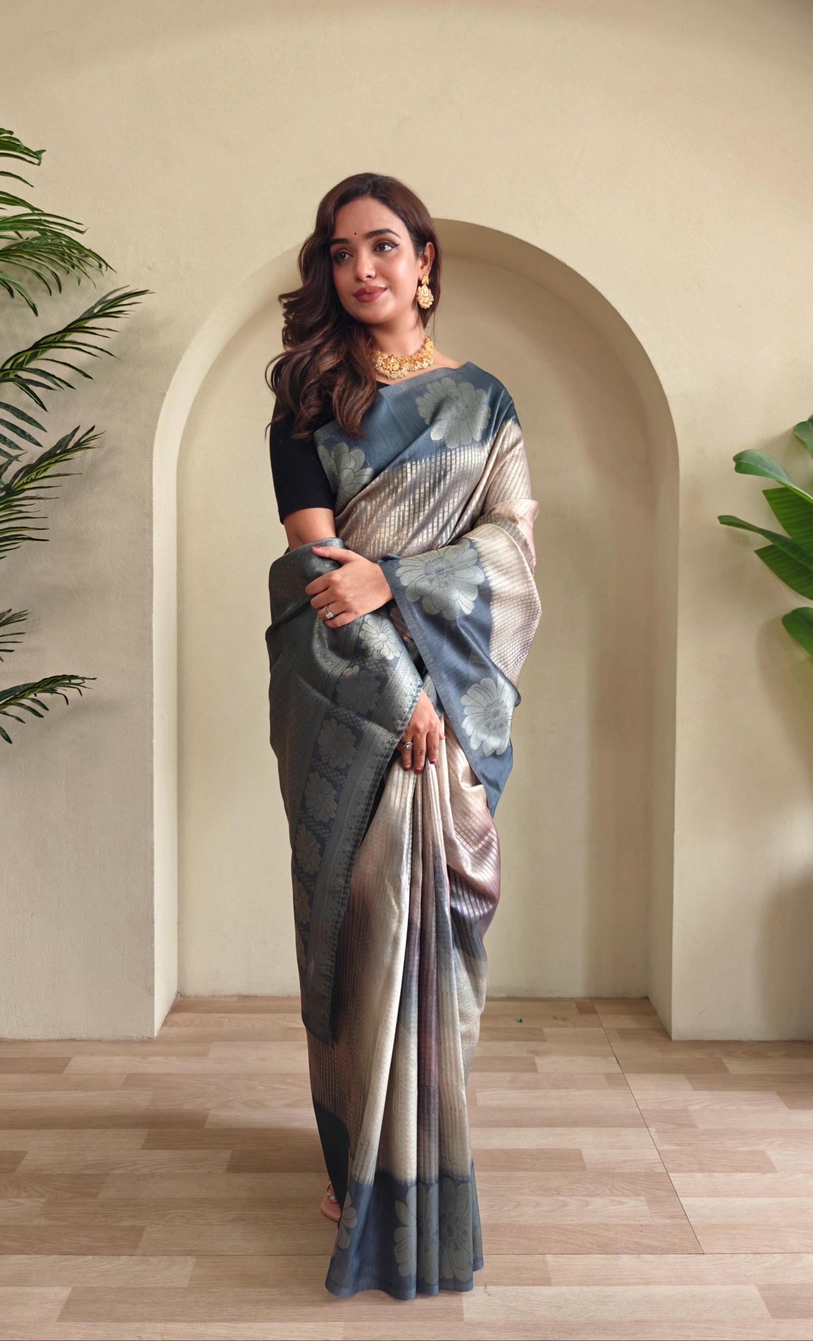 MORVI HIT DESIGN WEAVING SILK SAREES ONLINE 