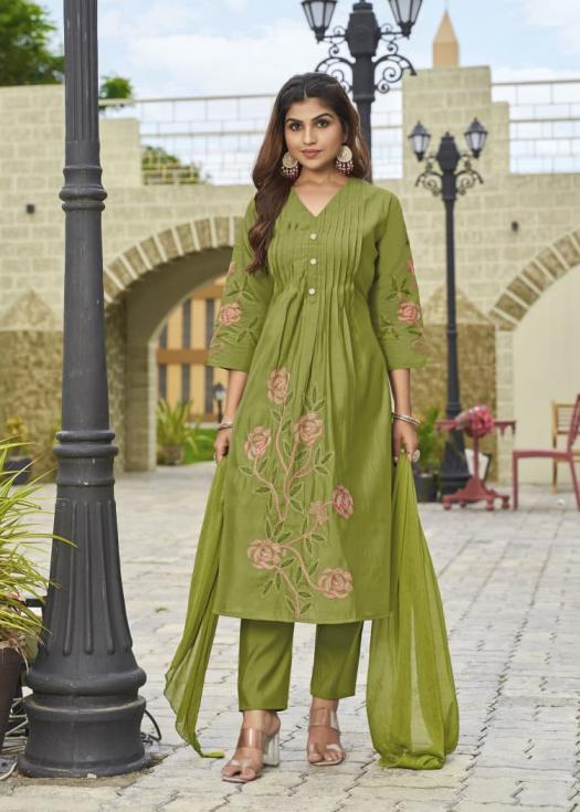 FESTIVE STORIES VOL 5 BY OSSM READYMADE PRETTY ROMAN SILK PLUS SIZE SUITS 