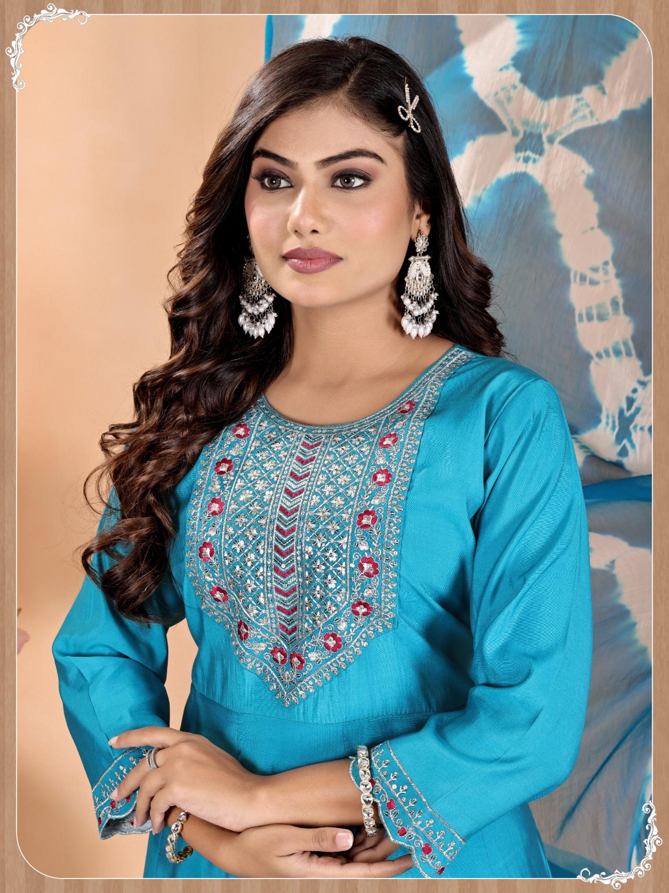 MAHI VOL 1 BY PADMAVATI TEXTILES ROMAN SILK FULL STITCH PLUS SIZE SUITS 