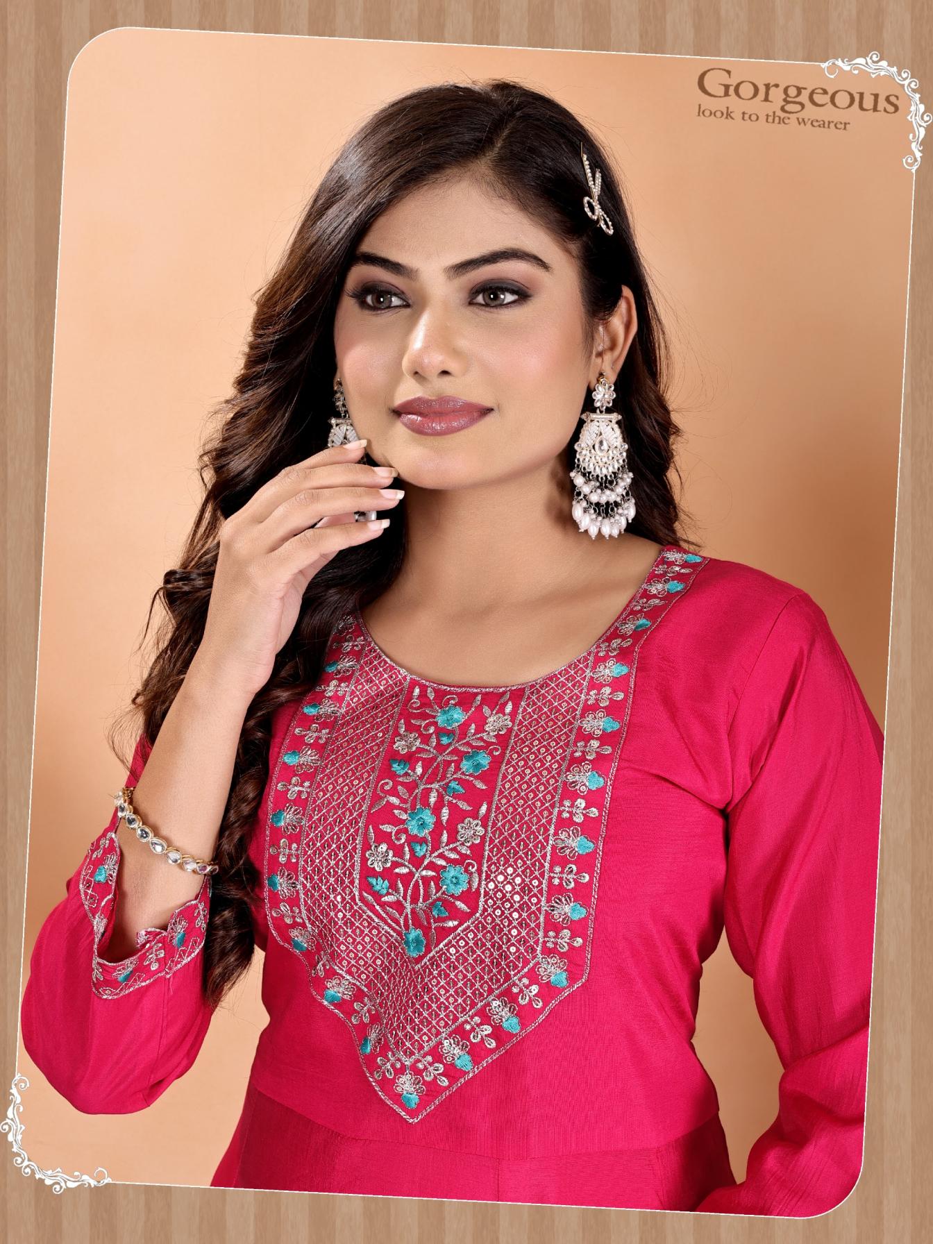 MAHI VOL 1 BY PADMAVATI TEXTILES ROMAN SILK FULL STITCH PLUS SIZE SUITS 