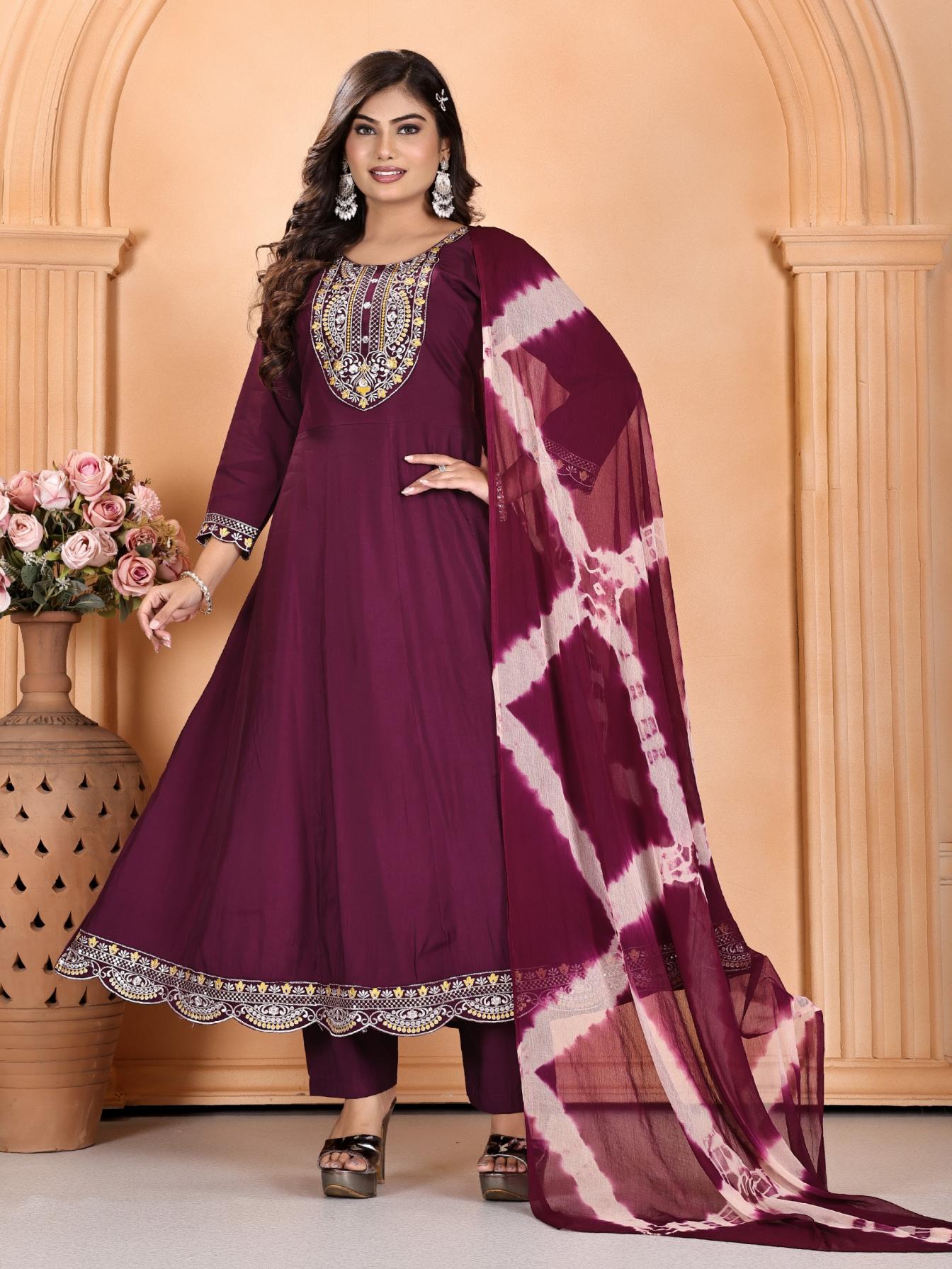MAHI VOL 1 BY PADMAVATI TEXTILES ROMAN SILK FULL STITCH PLUS SIZE SUITS 