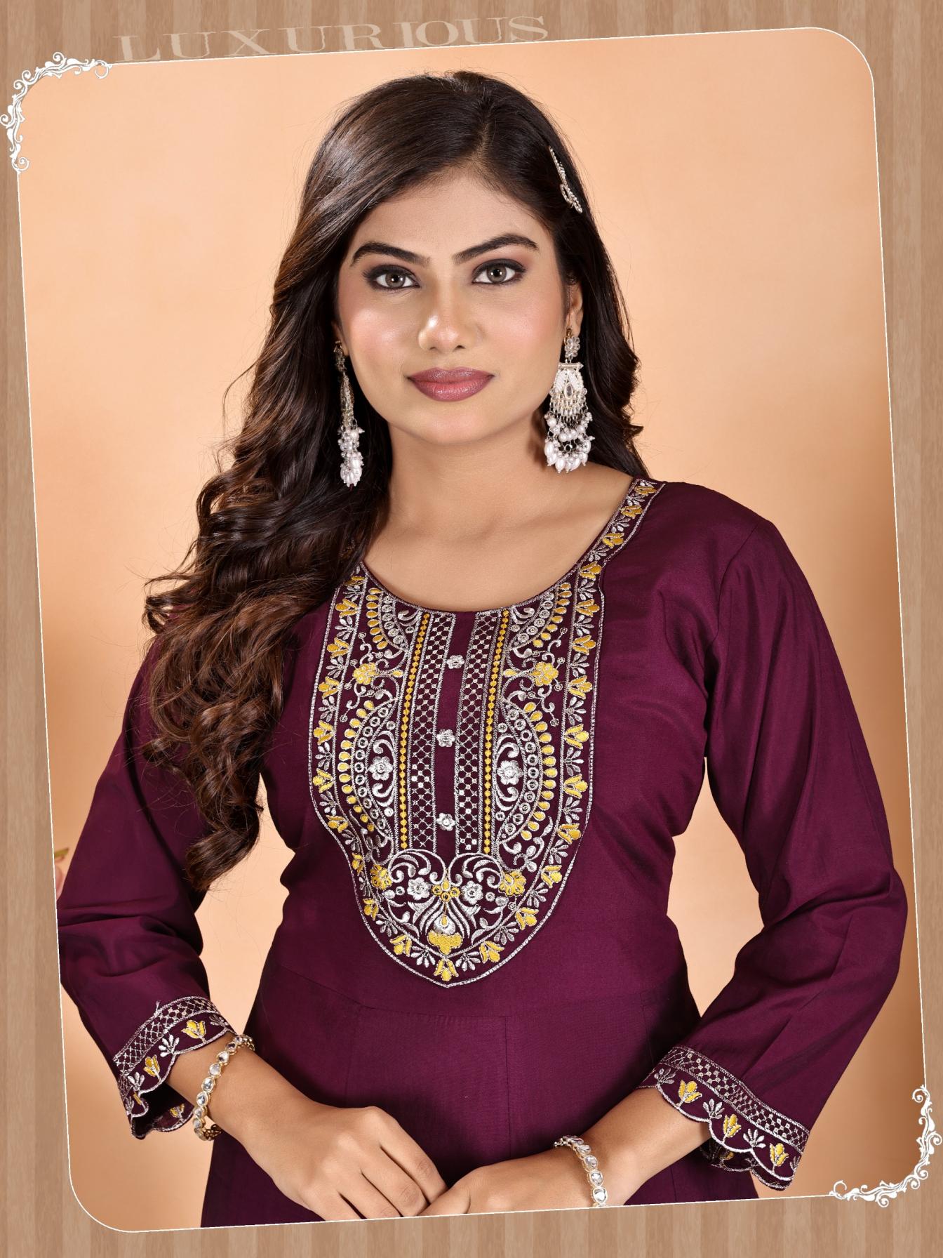 MAHI VOL 1 BY PADMAVATI TEXTILES ROMAN SILK FULL STITCH PLUS SIZE SUITS 