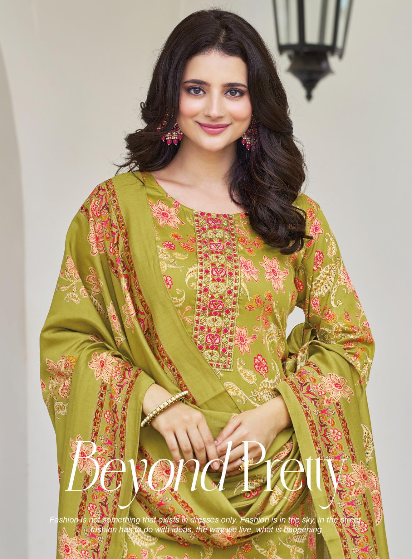 NAZRANA VOL 3 BY RADHIKA LIFESTYLE JAM SATIN READYMADE PLUS SIZE SUITS 