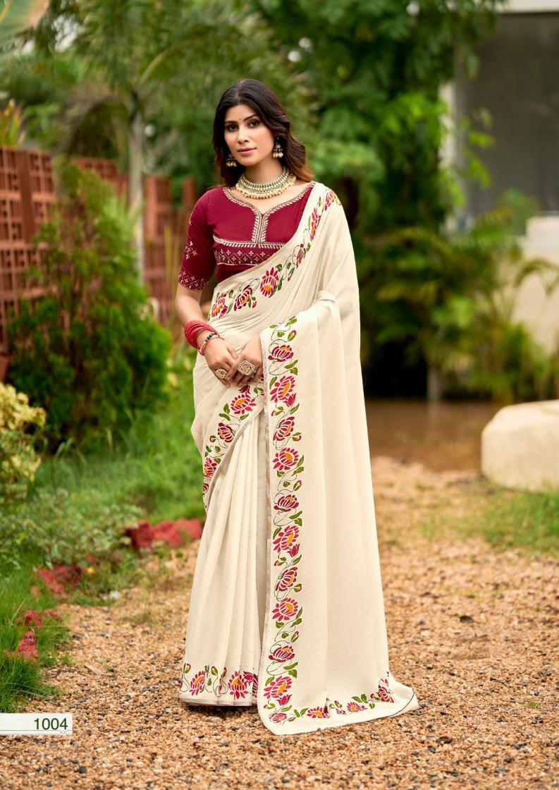 KORIAL BY SR COLOUR ADDITION TUSSER BORDER SAREE ONLINE 