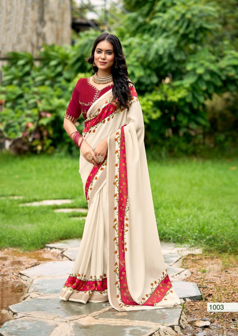 KORIAL BY SR COLOUR ADDITION TUSSER BORDER SAREE ONLINE 
