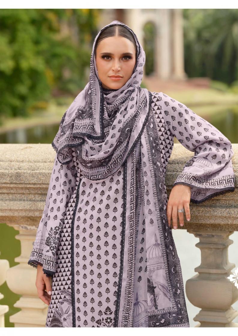 CROSS STITCH VOL 2 BY THE HERMITAGE SHOP VISCOSE LAWN READYMADE BIG SIZE PAKISTANI SUITS 