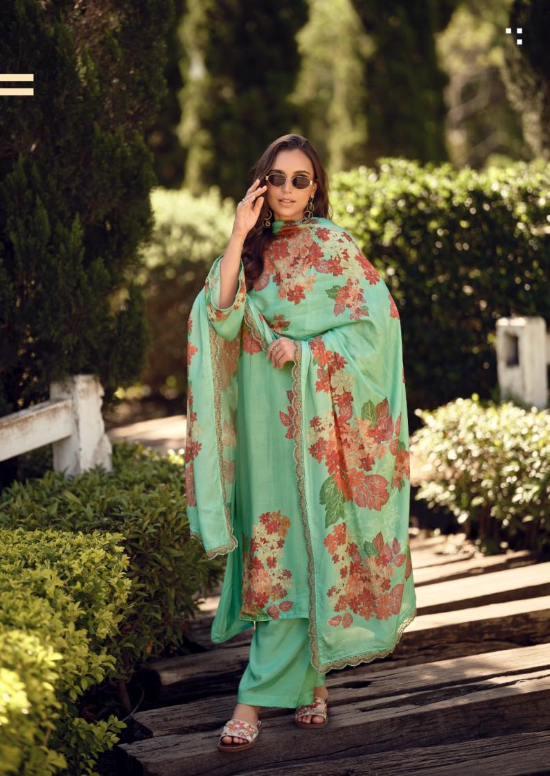 GAZAB BY THE HERMITAGE SHOP VISCOSE COTTON SILK  READYMADE PLUS SIZE PAKISTANI SUITS 
