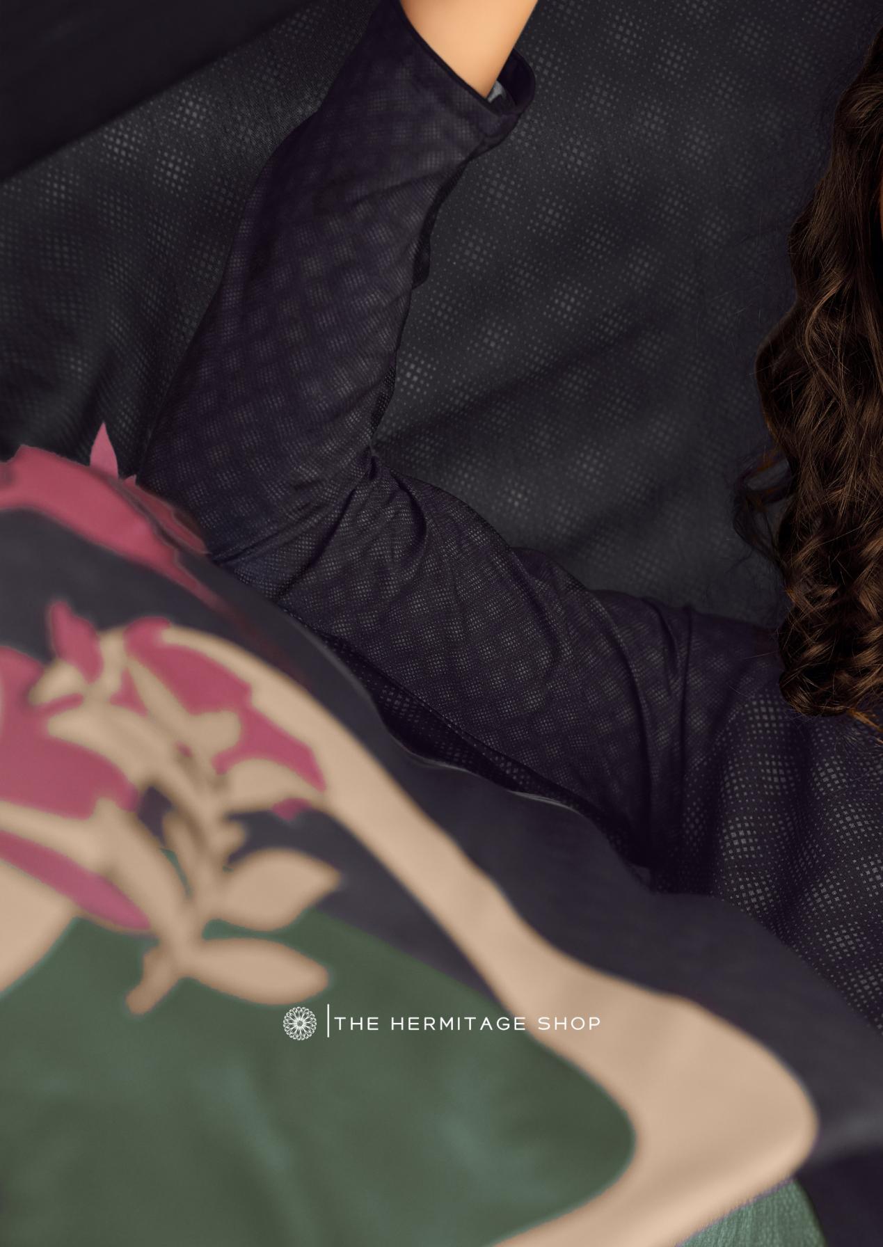 ZARA BY THE HERMITAGE SHOP JAM SATIN PRETTY DRESS FOR WOMENS 