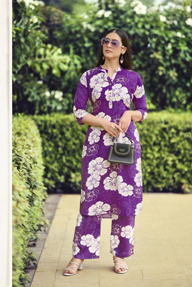 CINDRELLA VOL 6 BY TIPS & TOPS RAYON CASUAL READYMADE CO-ORD SET 
