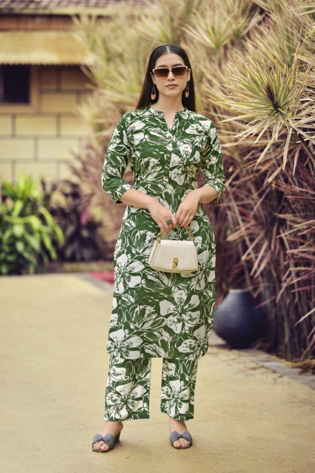 CINDRELLA VOL 6 BY TIPS & TOPS RAYON CASUAL READYMADE CO-ORD SET 