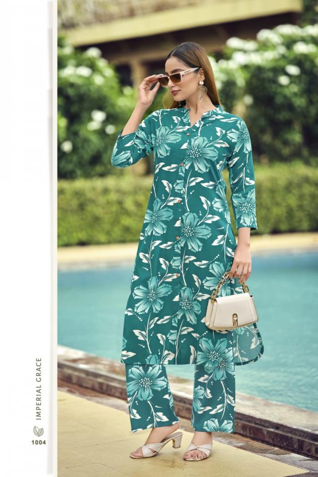 CINDRELLA VOL 6 BY TIPS & TOPS RAYON CASUAL READYMADE CO-ORD SET 