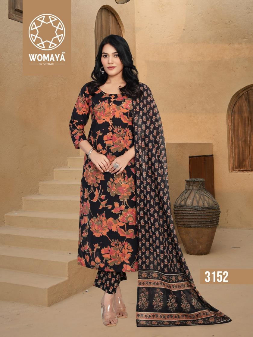 GLAMOUR MIRROR STORY BY WOMAYA COTTON READYMADE COMBO SUITS 