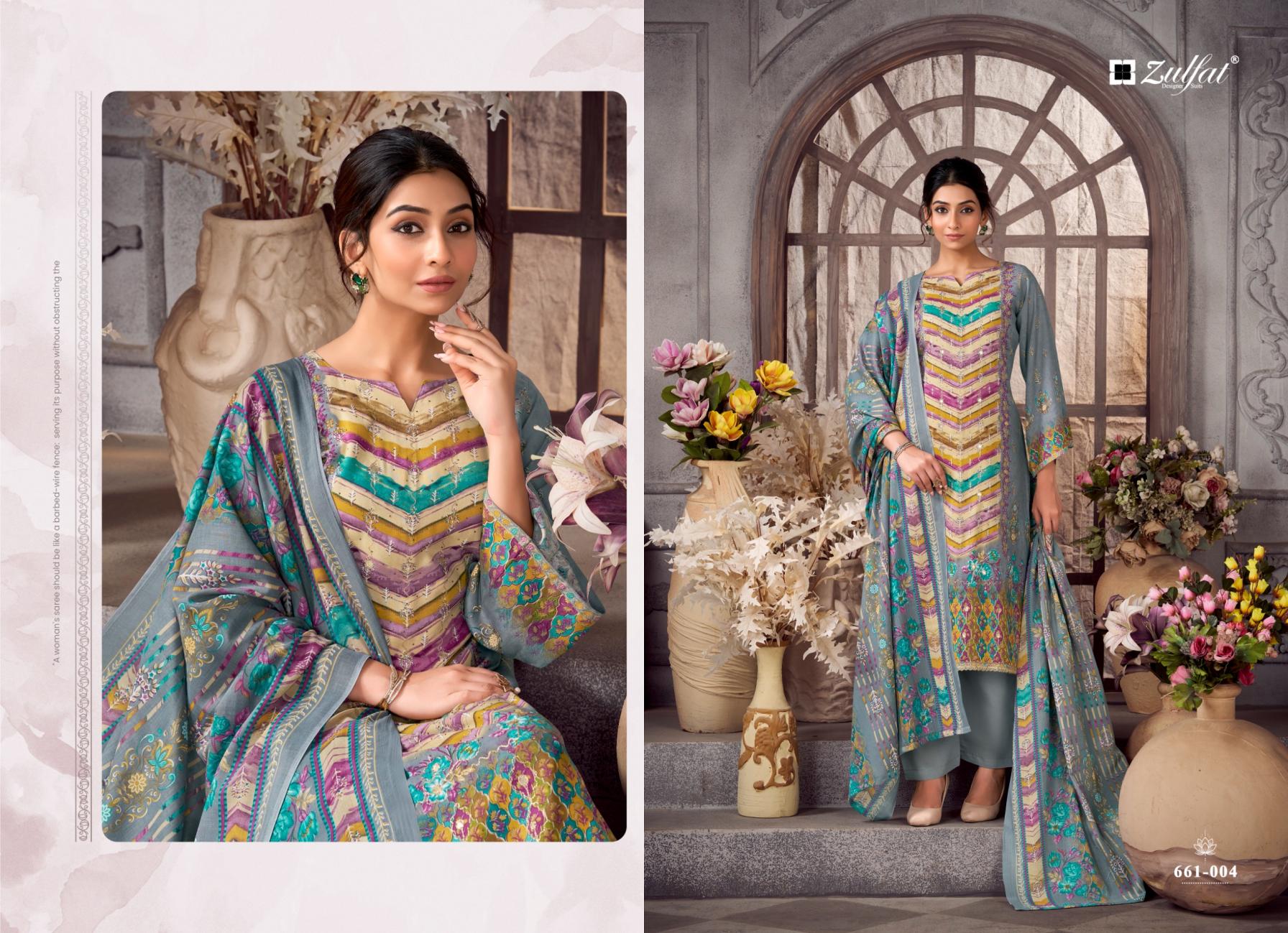 AAYAT VOL 17 BY ZULFAT VISCOSE RAYON READYMADE BIG SIZE 3PCS DRESS